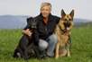 Christine mit Blacky und Balko